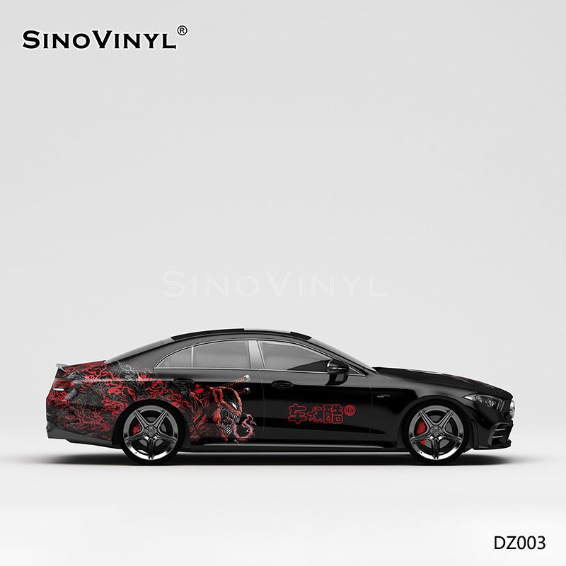 DZ003 Venom Painting Customized Car Vinyl Wrap