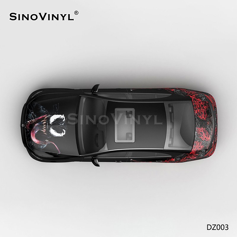 DZ003 Venom Painting Customized Car Vinyl Wrap