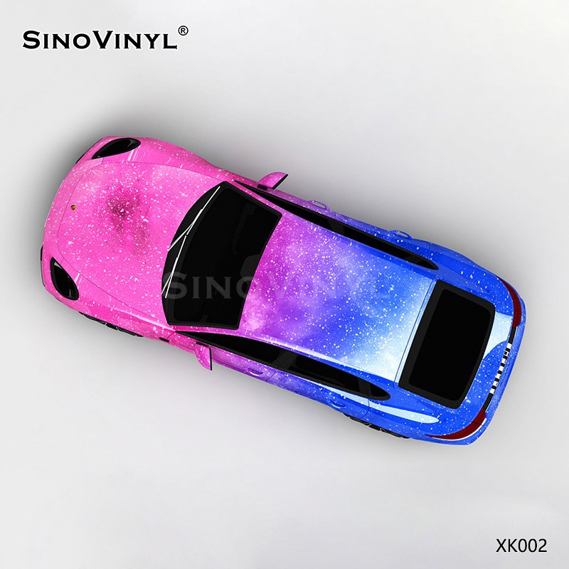 XK002 Bright Starry Sky Customized Car Vinyl Wrap