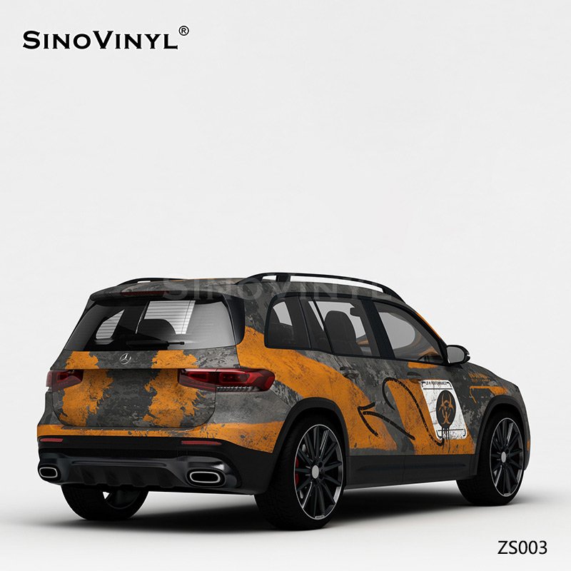 ZS003 Resident Evil Printing Customized Car Vinyl Wrap