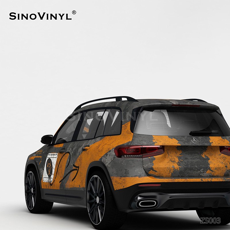 ZS003 Resident Evil Printing Customized Car Vinyl Wrap