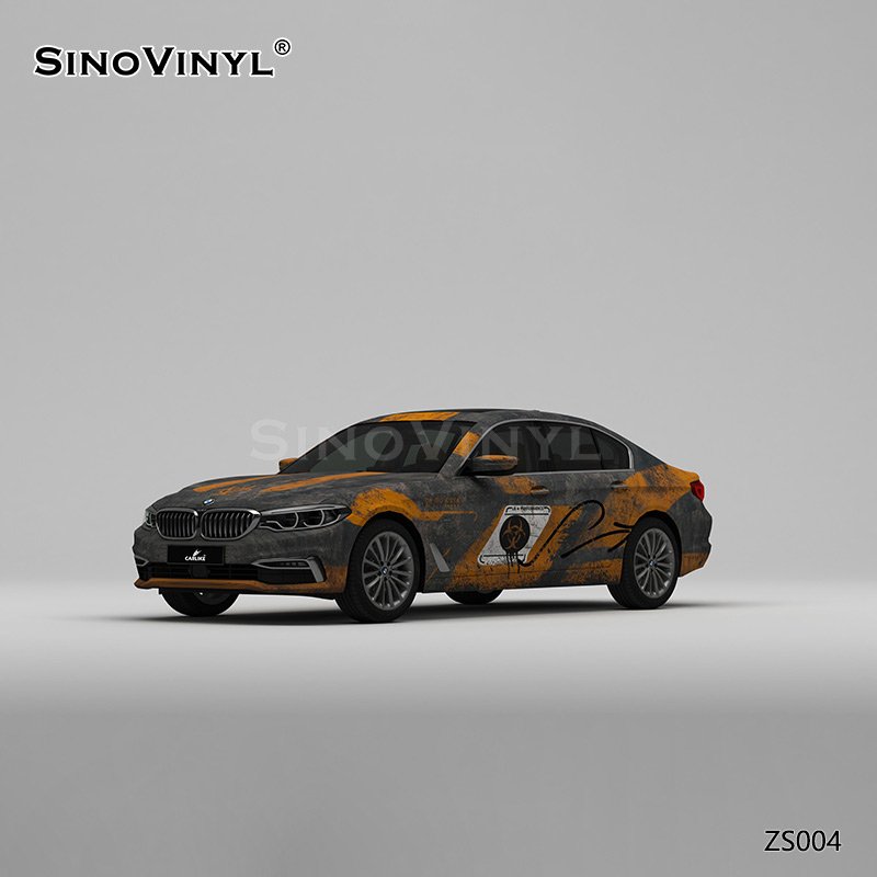 ZS004 Resident Evil Printing Customized Car Vinyl Wrap