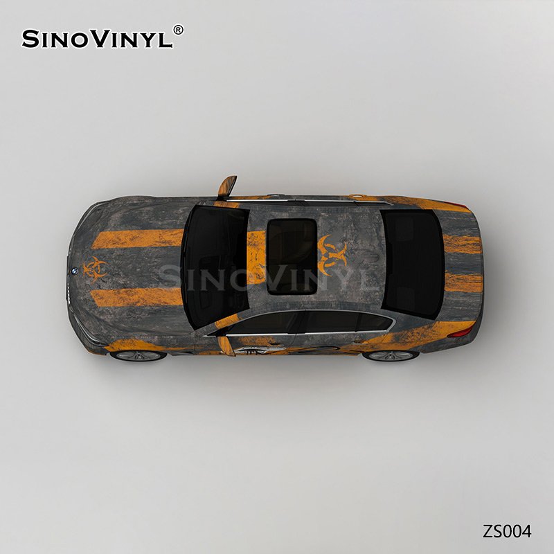 ZS004 Resident Evil Printing Customized Car Vinyl Wrap