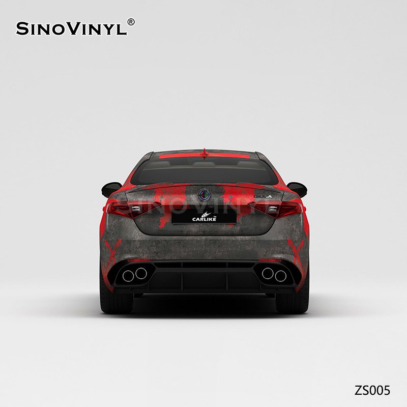 ZS005 Resident Evil Red Alert Customized Car Vinyl Wrap
