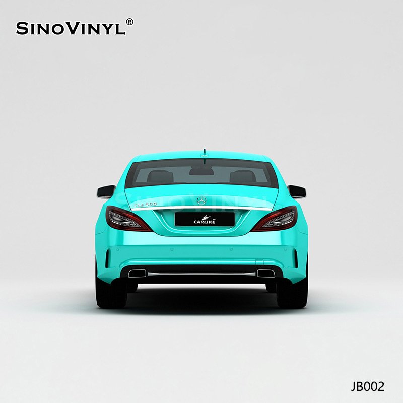 JB002 White To Tiffany Blue Printing Customized Car Color Change Paper