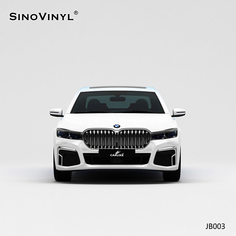 JB003 Gradient From White To Blue Splashing Ink Customized Wrapping Paper Car