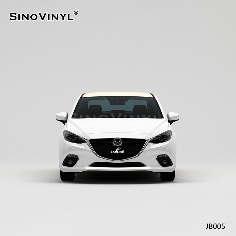 JB005 White-orange Gradient Vinyl Removable Color Change Car Wraps Vinyl