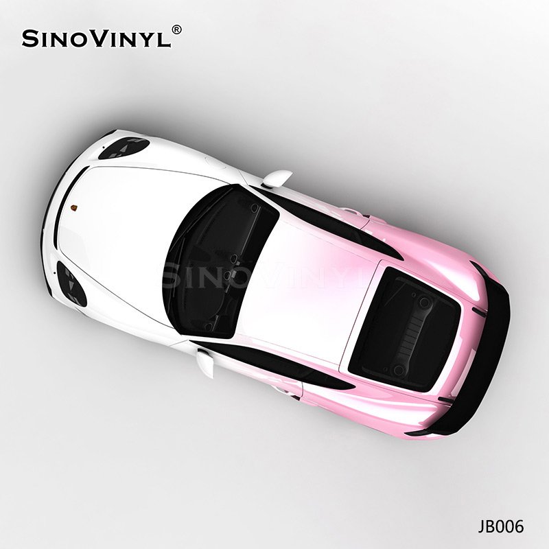 JB006 White Powder Splash Ink Gradient Self Adhesive Vinyl Sticker For Car