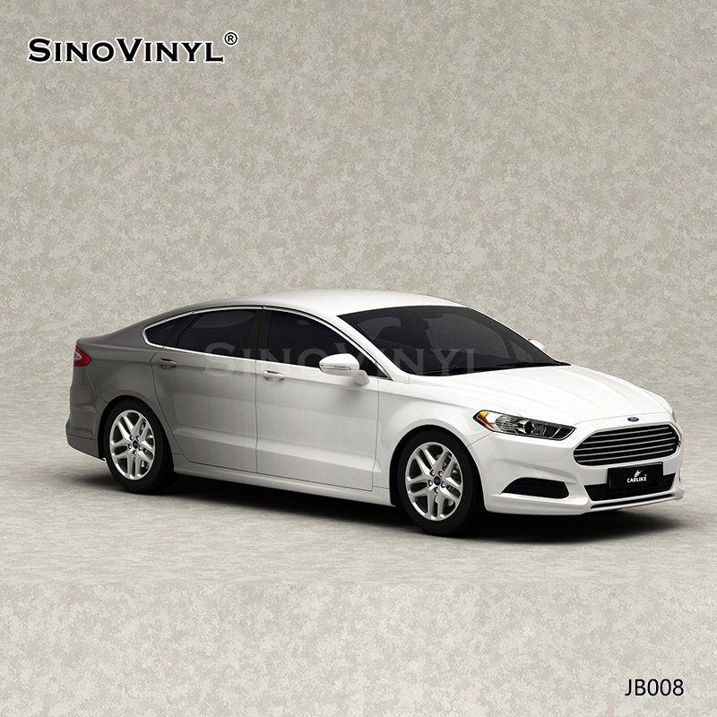 JB008 White-grey Gradient Car Wrap Bubble Free Printing Vinyl Wrap Sheet