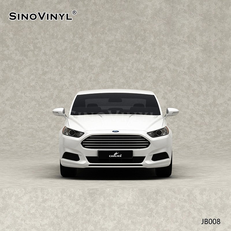 JB008 White-grey Gradient Car Wrap Bubble Free Printing Vinyl Wrap Sheet