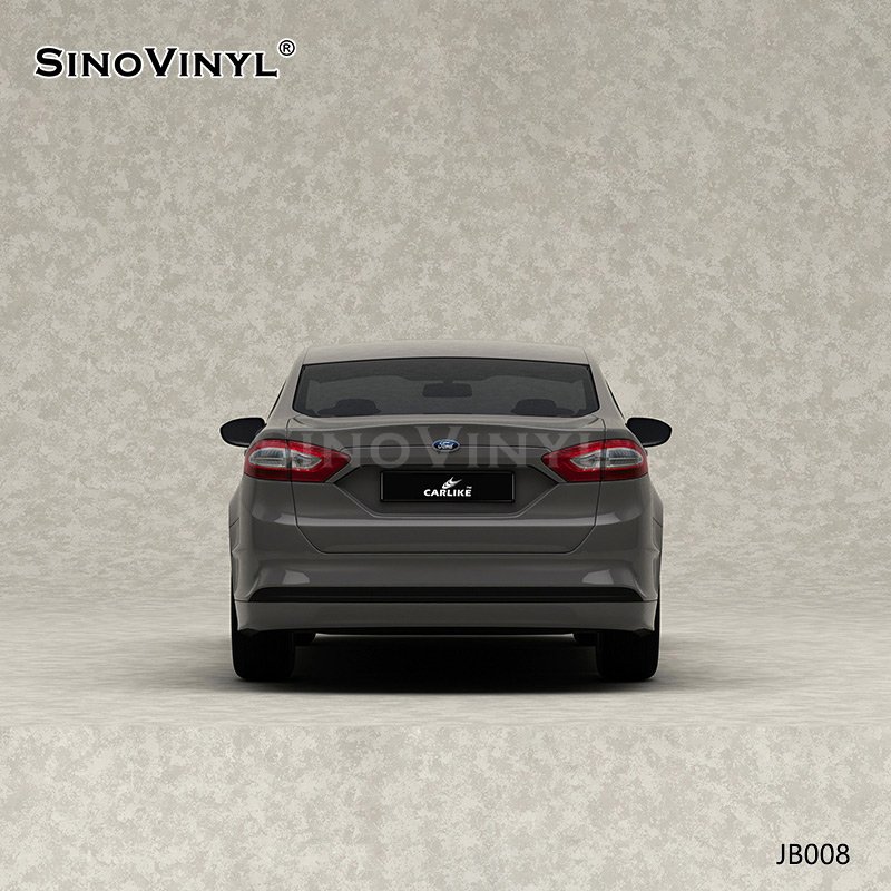 JB008 White-grey Gradient Car Wrap Bubble Free Printing Vinyl Wrap Sheet