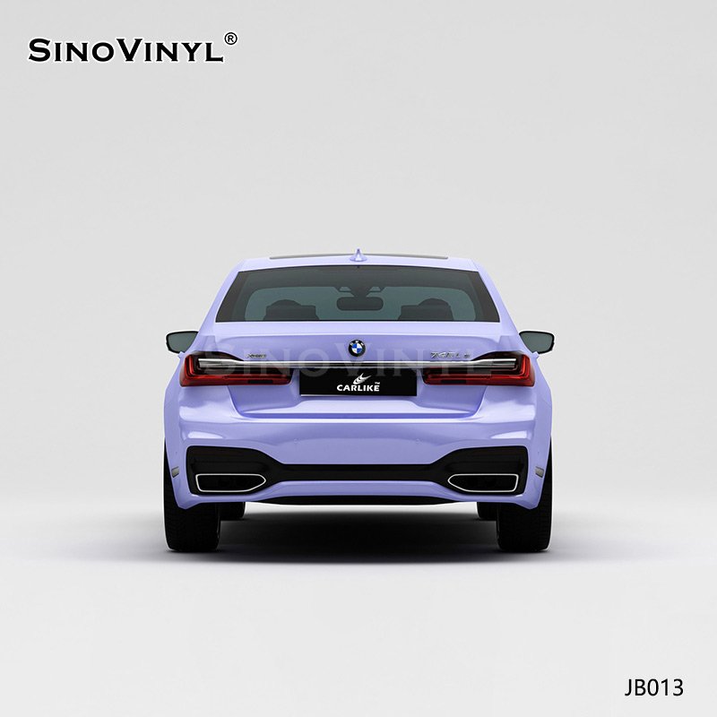 JB013 White And Purple Gradient Car Color Changing Sticker Printing Vehicle Sticker