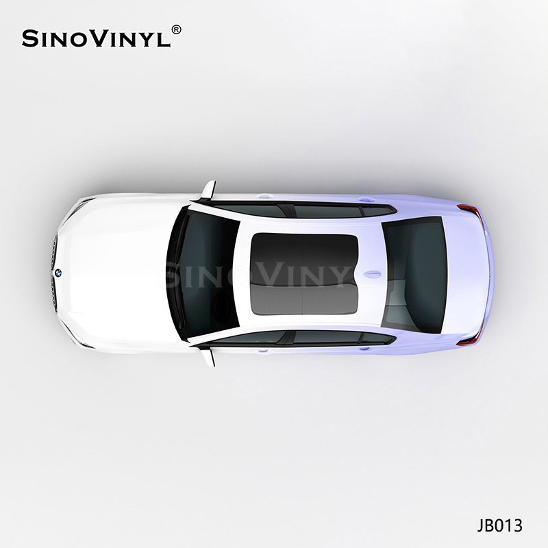 JB013 White And Purple Gradient Car Color Changing Sticker Printing Vehicle Sticker