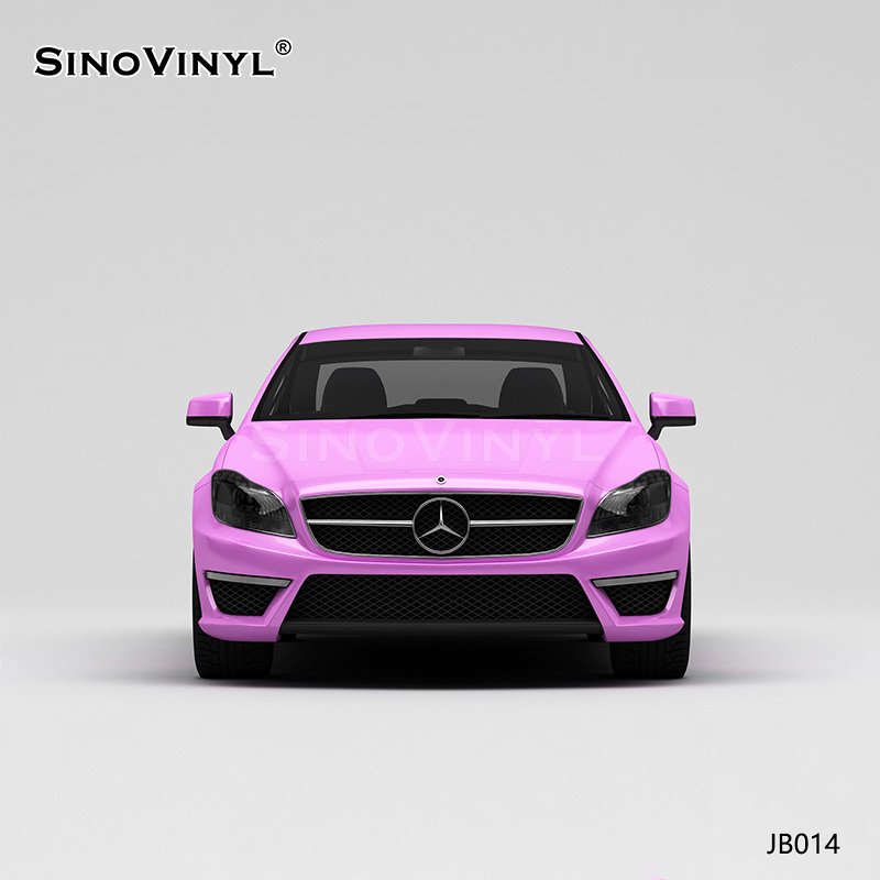 JB014 Ice Rose Powder Turns Black Printing Customized Vinyl Wrap For Cars