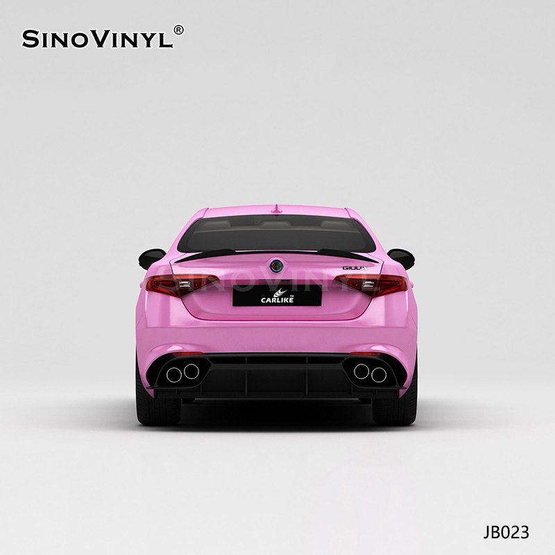 JB023 Black Pink Gradient Car Wrapping Film Vinyl Printing Customized Car Cover Film