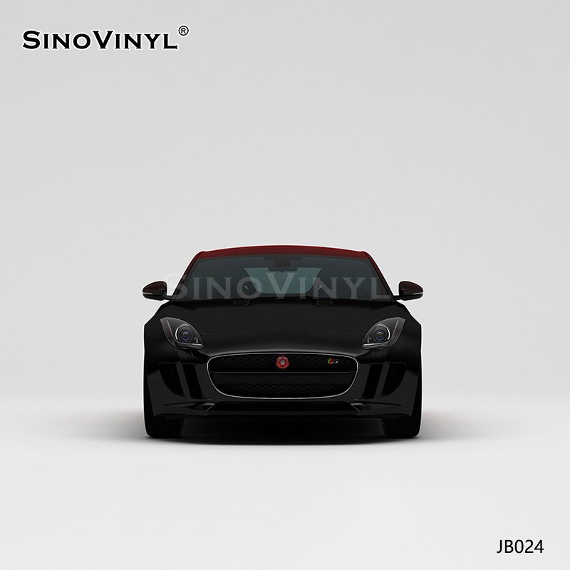 JB024 Black And Red Gradient Film Sticker Printing Customized Car Sticker Wrap