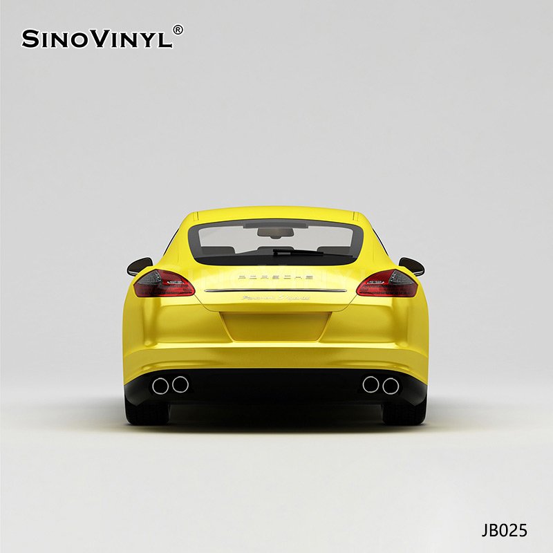 JB025 Black And Yellow Gradient Self Adhesive Printing Film For Car Wrap Vinyl