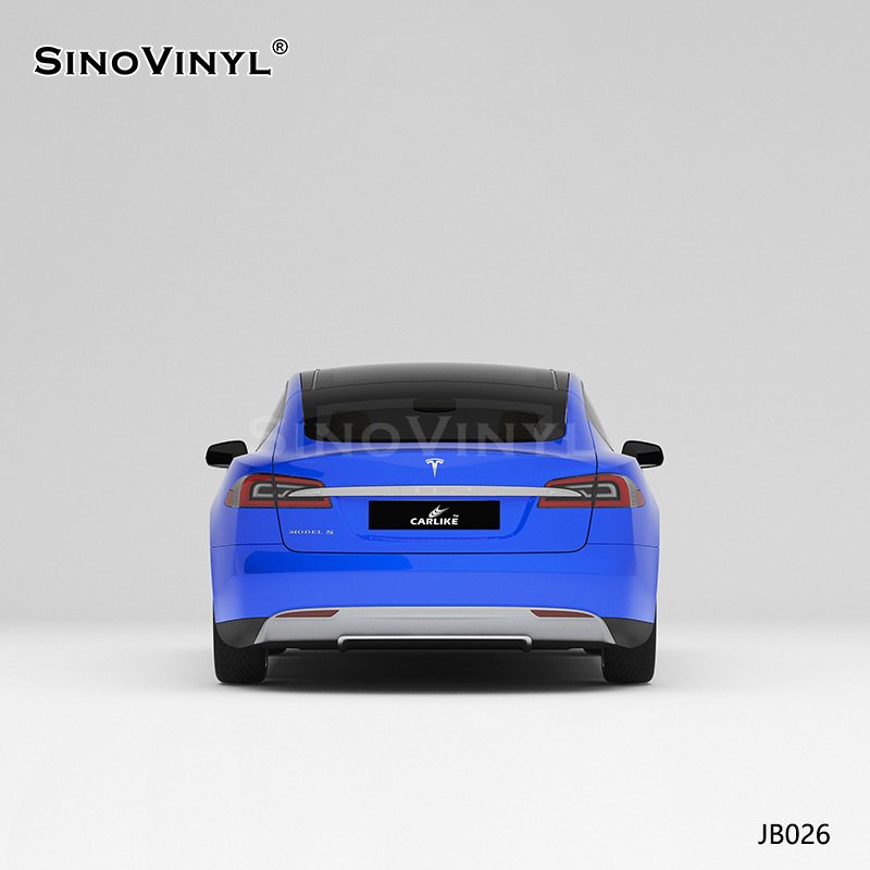 JB026 Black And Blue Gradient Vinyl Decals For Cars Customized Glossy Vinyl