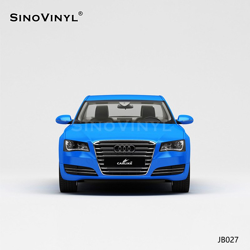 JB027 Black And Blue Gradient Car Sticker Wrap Printing Customized Vinyl Film