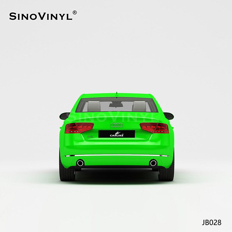 JB028 Black And Green Gradient Glossy Vinyl Printing PVC Film For Car Wrap Vinyl