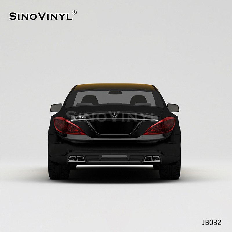 JB032 Car Wrapping Film Yellow And Black Gradient Customized Car Decal Vinyl