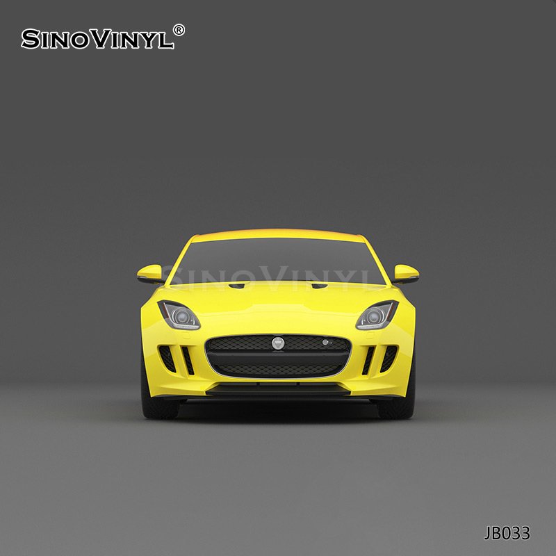JB033 Yellow-orange Gradient Printing Customized Car Color Changing Vinyl Film