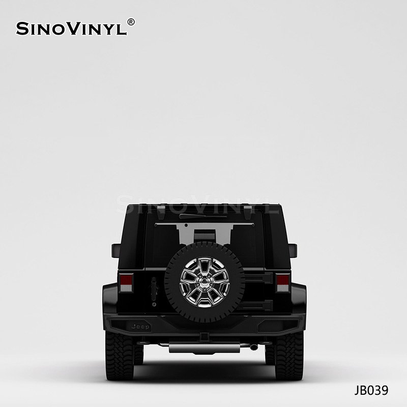 JB039 Jeep Rose Red To Black Self Adhesive PVC Film Customized Car Sticker Glossy