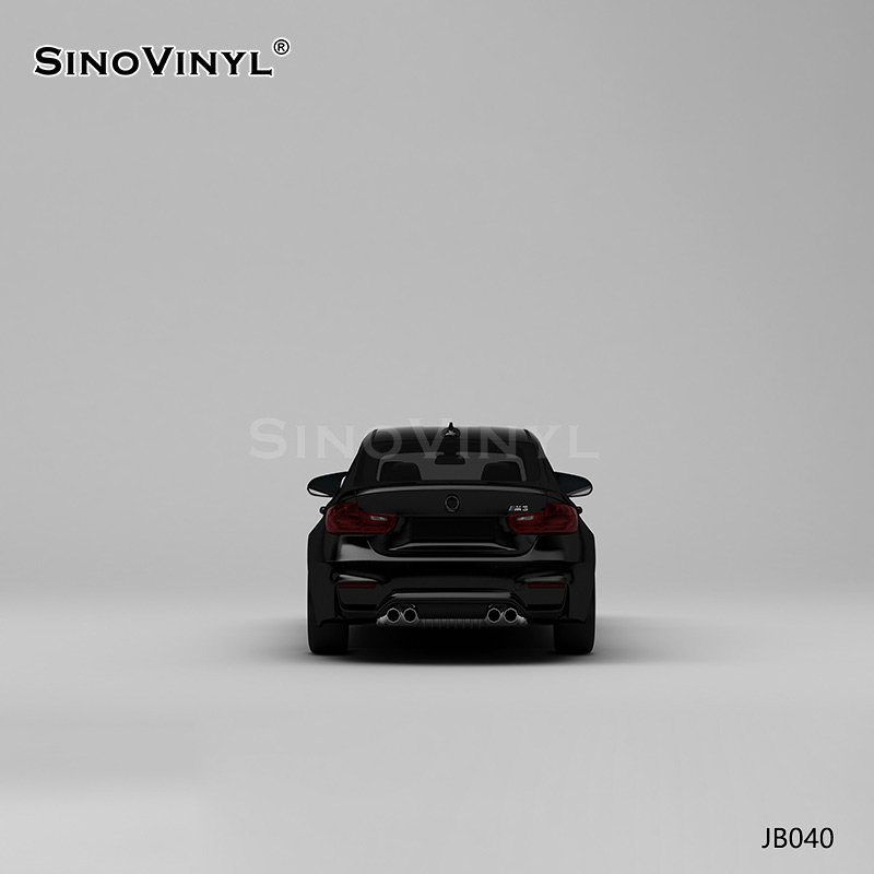 JB040 Front White And Back Black Auto Sticker Customized Vinyl For Solvent Printing