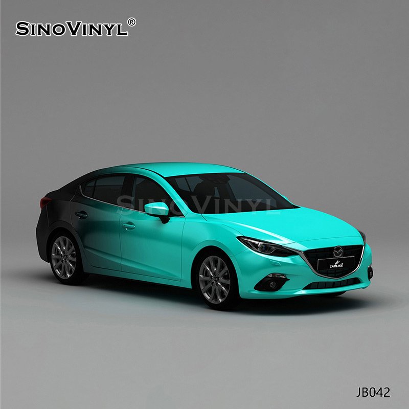 JB042 Blue And Black Gradient Self-adhesive PVC Film Can Be Customized Glossy Vinyl