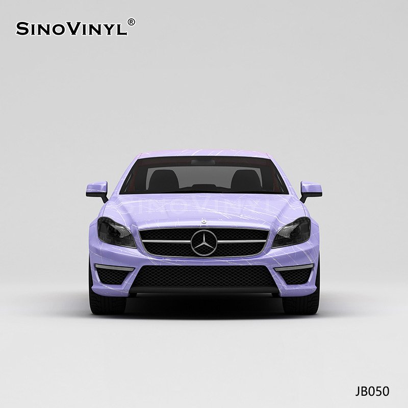 JB050 Purple Pink Line Gradient Wholesale Vinyl Wrap Chrome Stickers For Cars