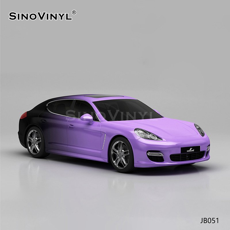 JB051 Purple Black Gradient High Heat Resistance Adhesive Sticker Car Wrapping
