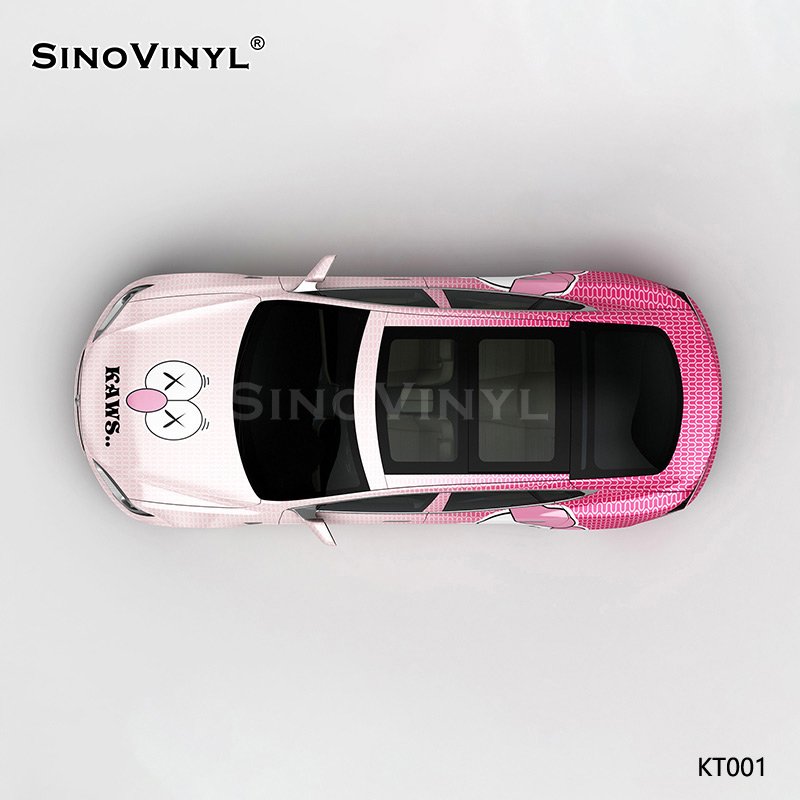 KT001 KAVAS Sesame Street gradient pattern inkjet custom car stickers