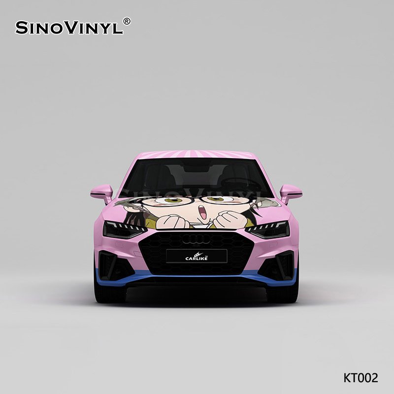 KT002 Arale Japanese Style Pattern Customized Vinyl Car Wrapping