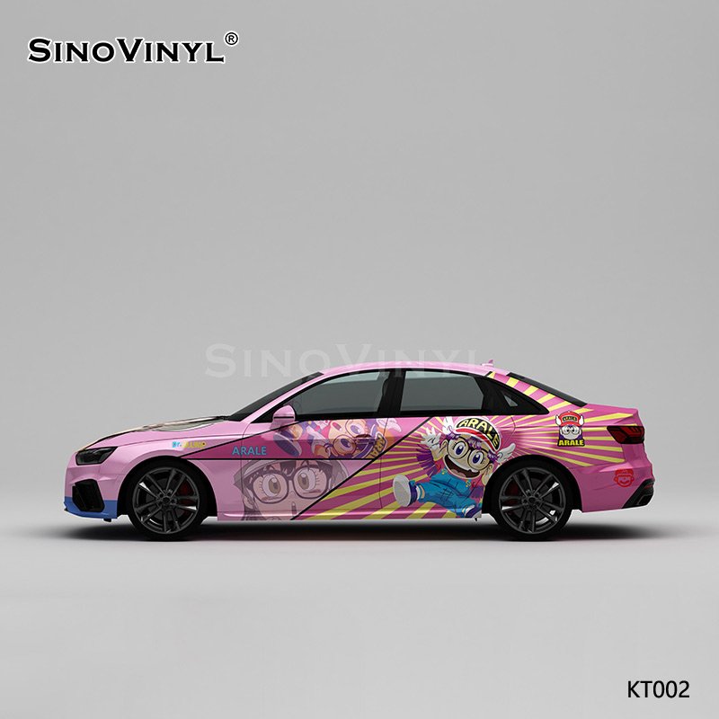 KT002 Arale Japanese Style Pattern Customized Vinyl Car Wrapping