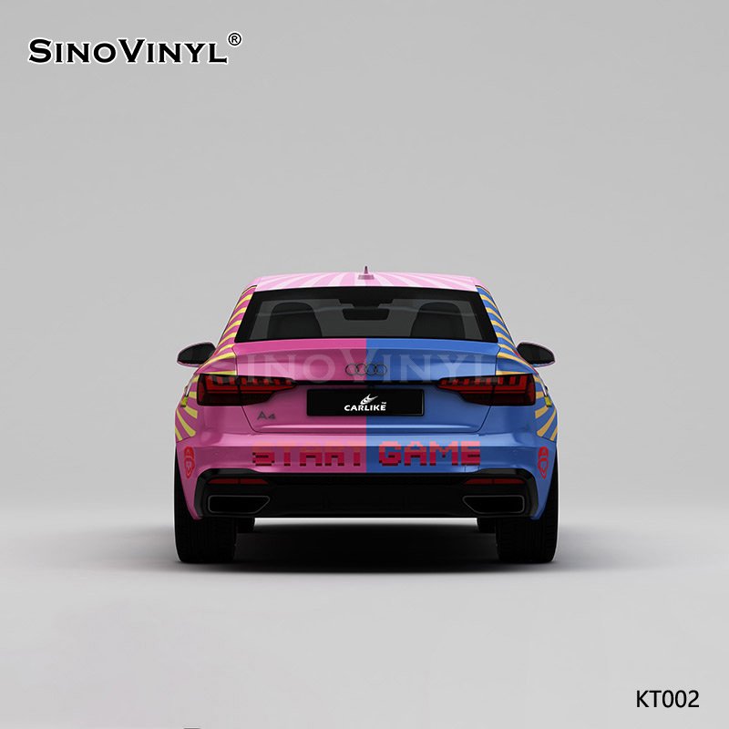 KT002 Arale Japanese Style Pattern Customized Vinyl Car Wrapping