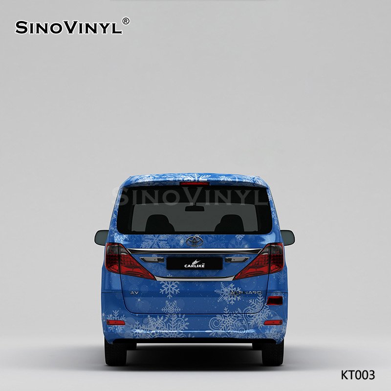 KT003 Frozen Pattern Car Film Printing Customization Sticker Vinyl