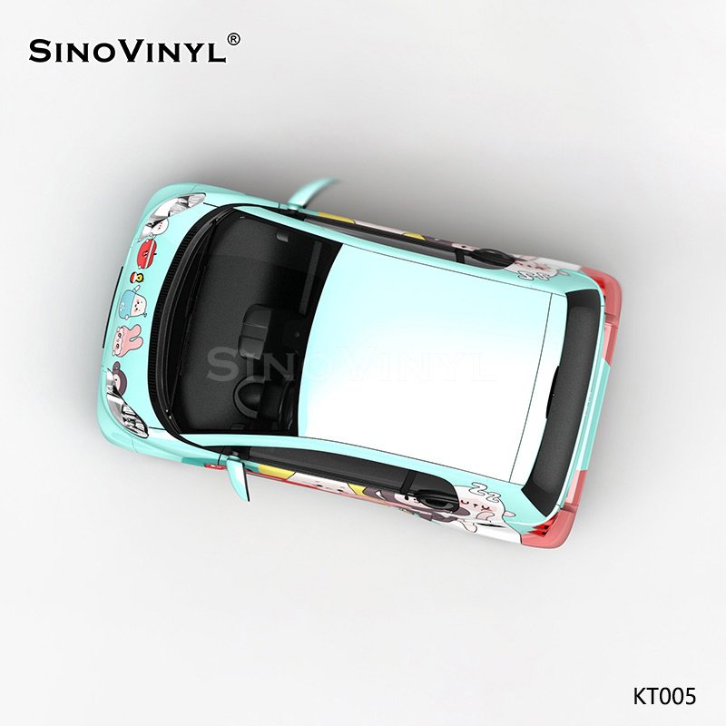 KT005 Big Mouth Monkey Rolling Film Customized Vinyl Sticker For Car