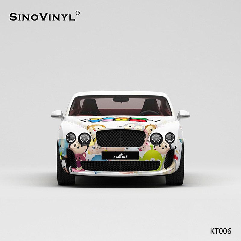 KT006 Cartoon Disney Pattern Self Adhesive Film Customized Vinyl Sticker Paper