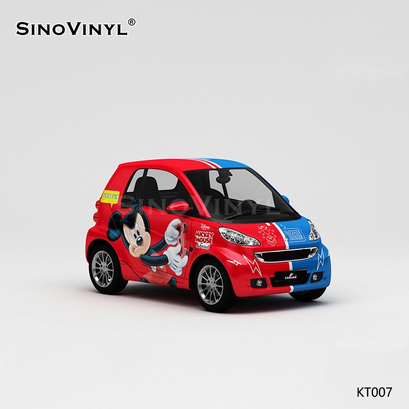 KT007 Mickey Donald Duck Cartoon Pattern Customized Car Sticker Design