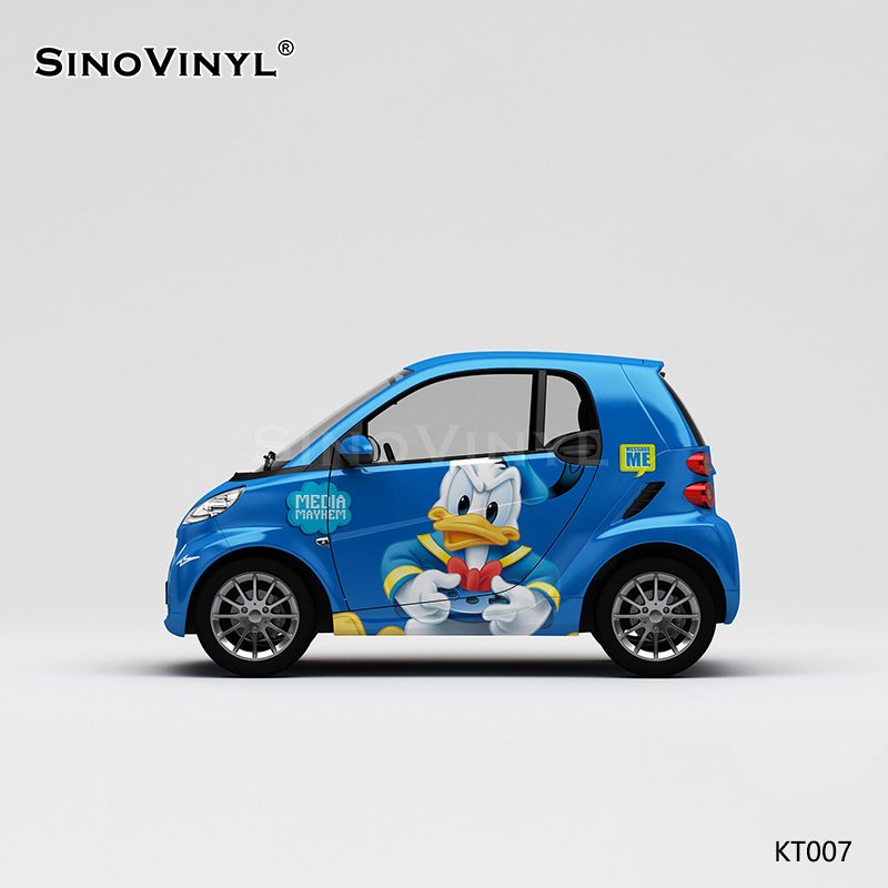 KT007 Mickey Donald Duck Cartoon Pattern Customized Car Sticker Design