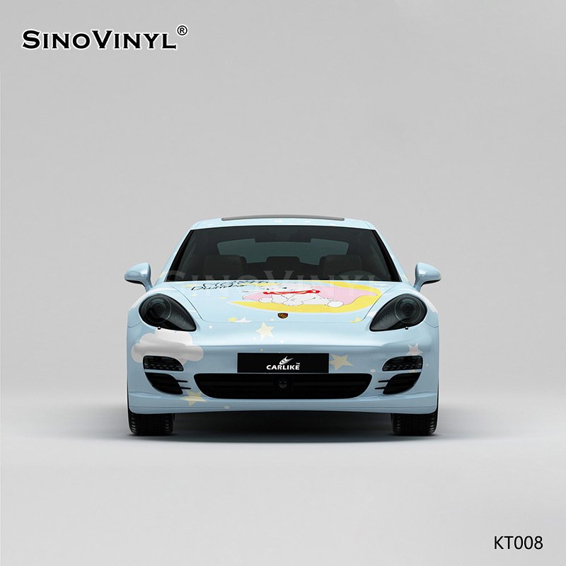 KT008 Disney Dumbo Cartoon Rolling Film Customized Premium Car Wrap