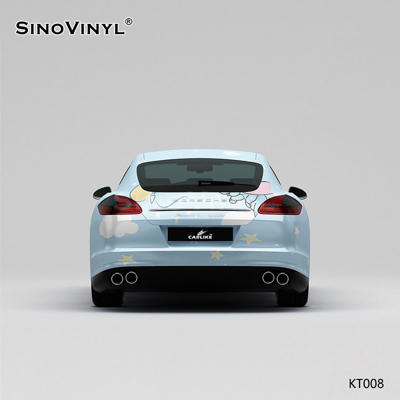 KT008 Disney Dumbo Cartoon Rolling Film Customized Premium Car Wrap