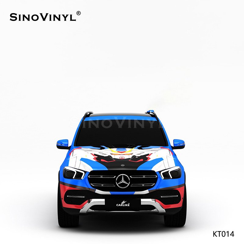 KT014 Lego Livery Self Adhesive Printing Customized Vinyl Wrap Rolls For Car