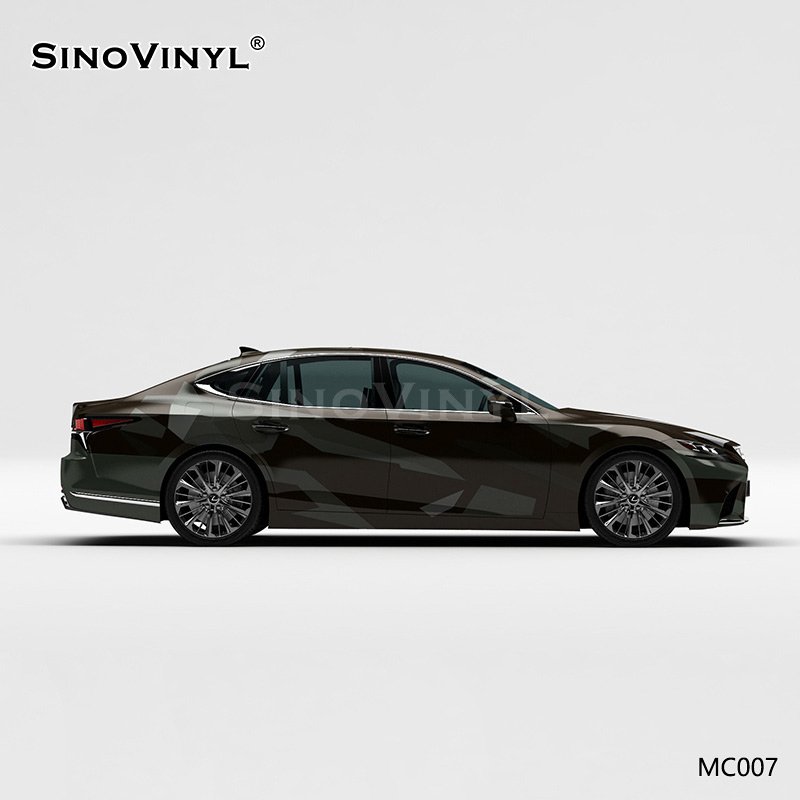 MC007 Black/White Camouflage Printing Car Vinyl Roll