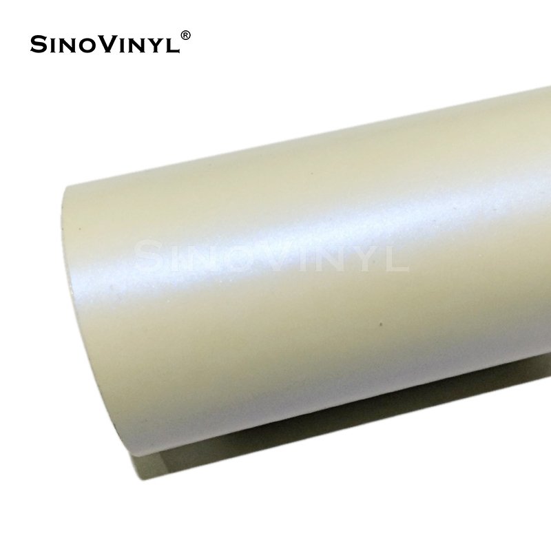 Self Adhesive Matte White Discoloration Air Bubble Free Car Wrap Vinyl Film