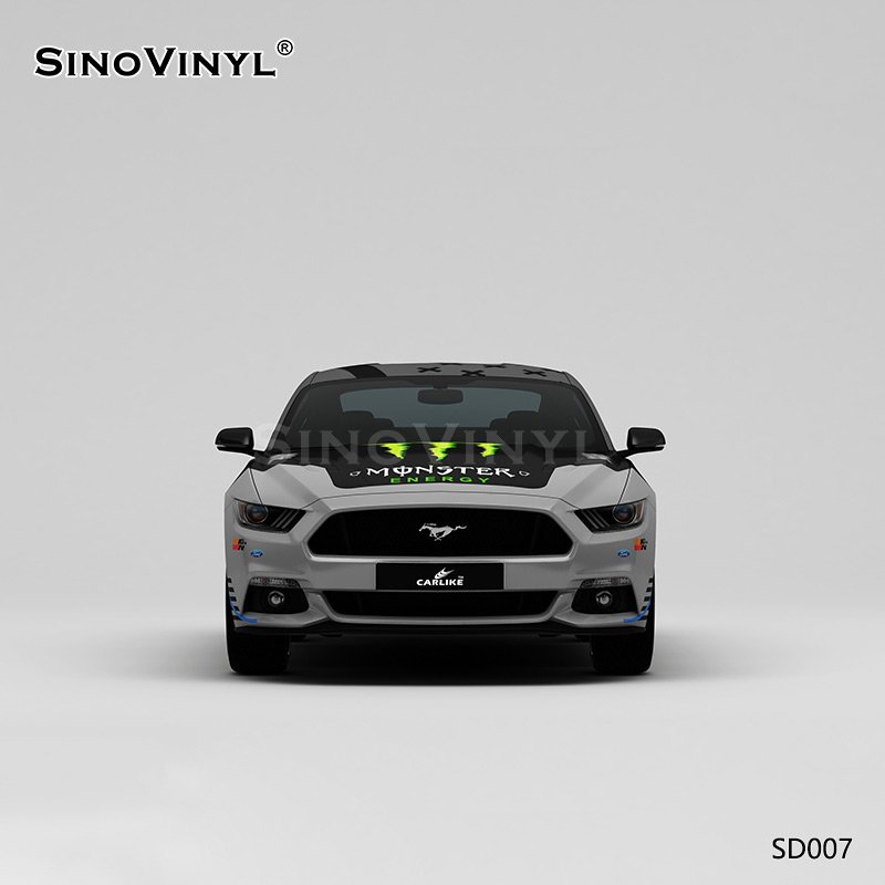 SD007 Ghost Claw Track Painting PVC Vinyl Roll Customized Auto Sticker