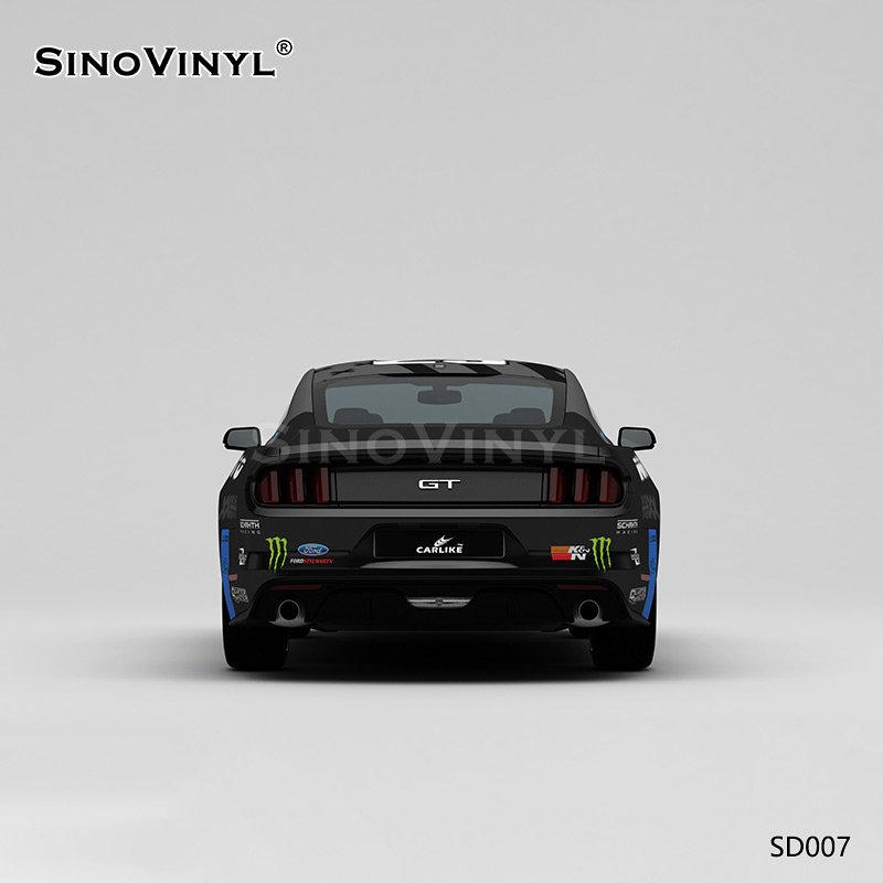 SD007 Ghost Claw Track Painting PVC Vinyl Roll Customized Auto Sticker