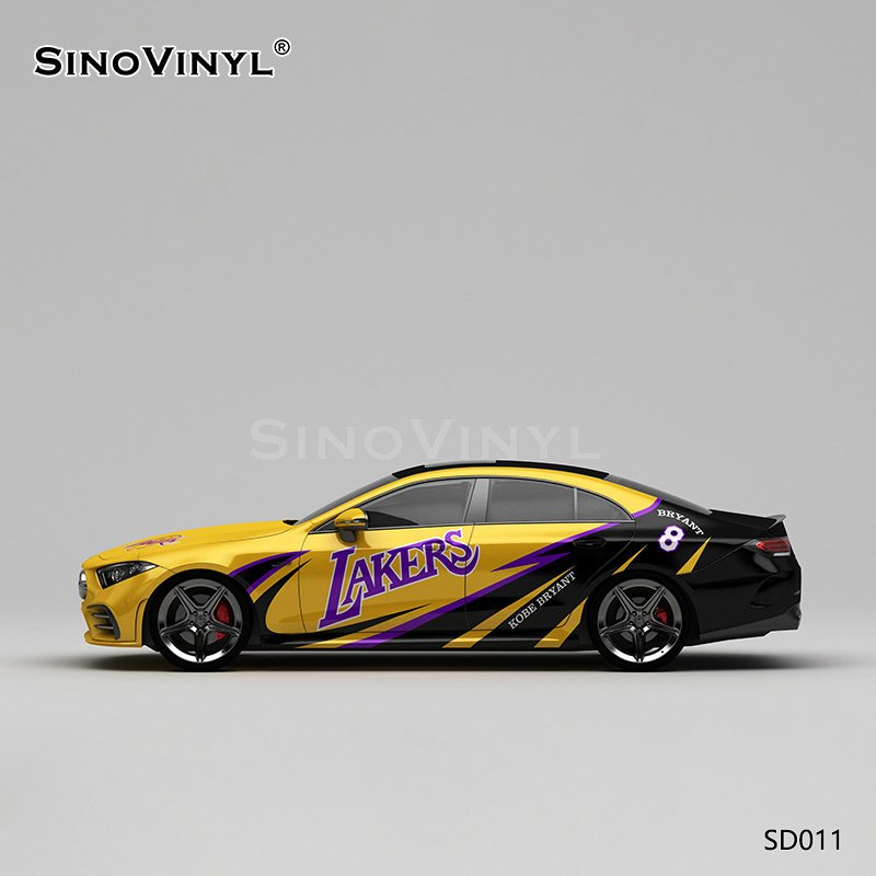 SD011 Kobe Livery Car Body Film Printing Customized Car Decoration Sticker