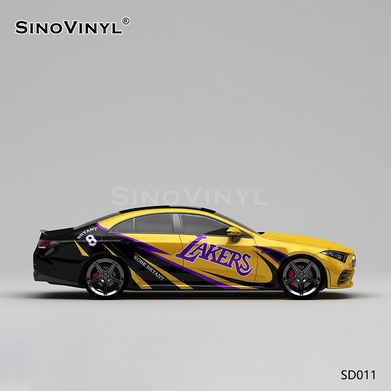 SD011 Kobe Livery Car Body Film Printing Customized Car Decoration Sticker