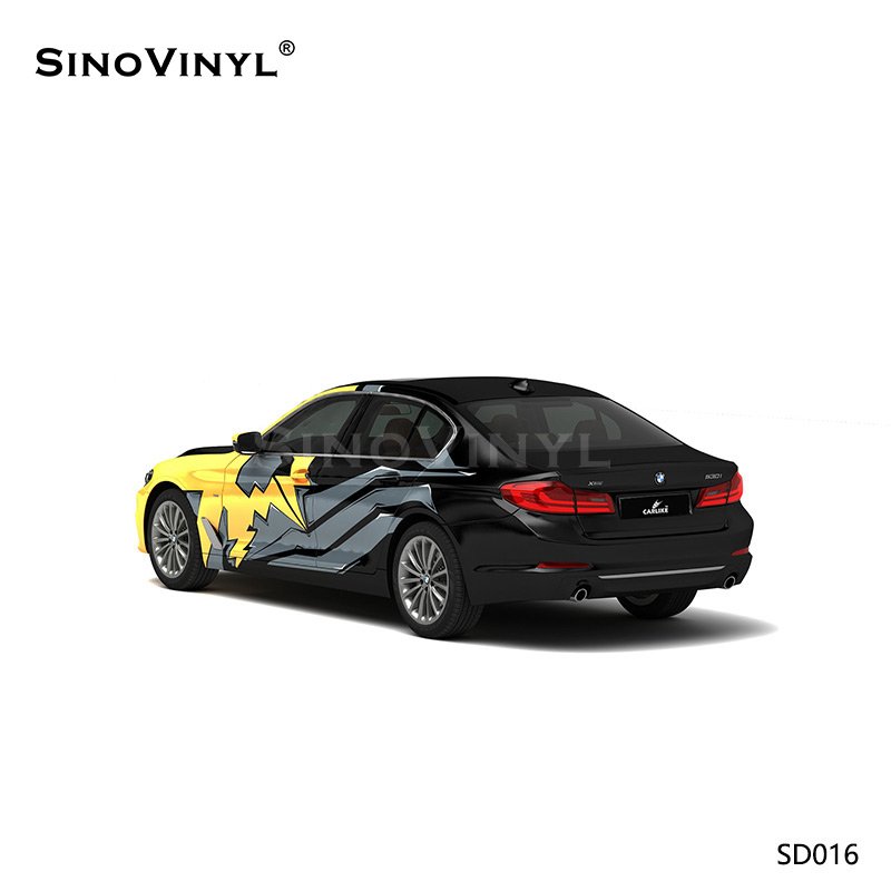 SD016 Painted Combat Camouflages Vinyl Wholesale Car Color Changing Sticker